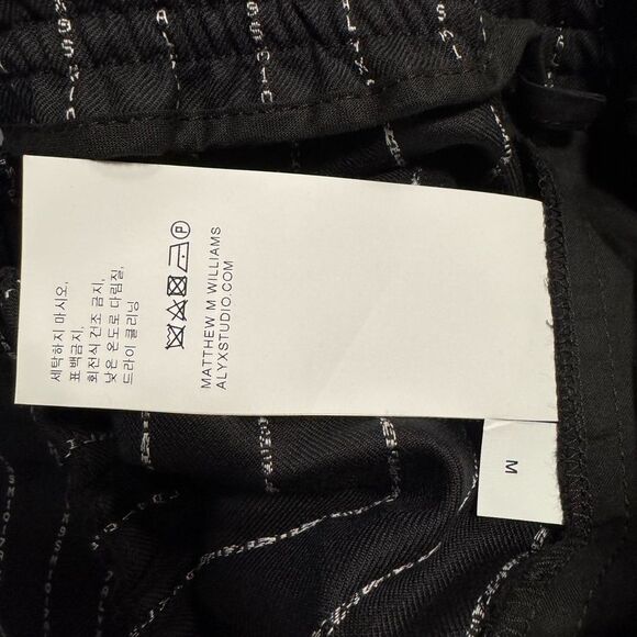 1017 ALYX 9SM Pinstripe Wool Blend Pants Made in Italy - Size M - Picture 12 of 16